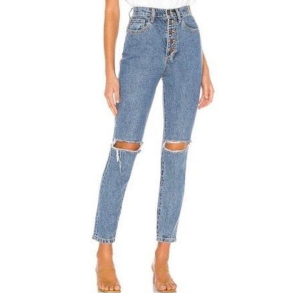 WeWoreWhat The Danielle High Rise Vintage Straight - Picture 5 of 6